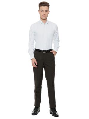 white cotton blend formal shirt - 15608625 - Standard Image - 3