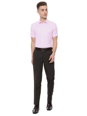 pink cotton blend formal shirt - 15608626 - Standard Image - 3