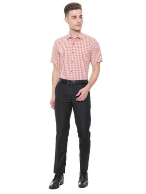 orange cotton blend formal shirt - 15608628 - Standard Image - 3