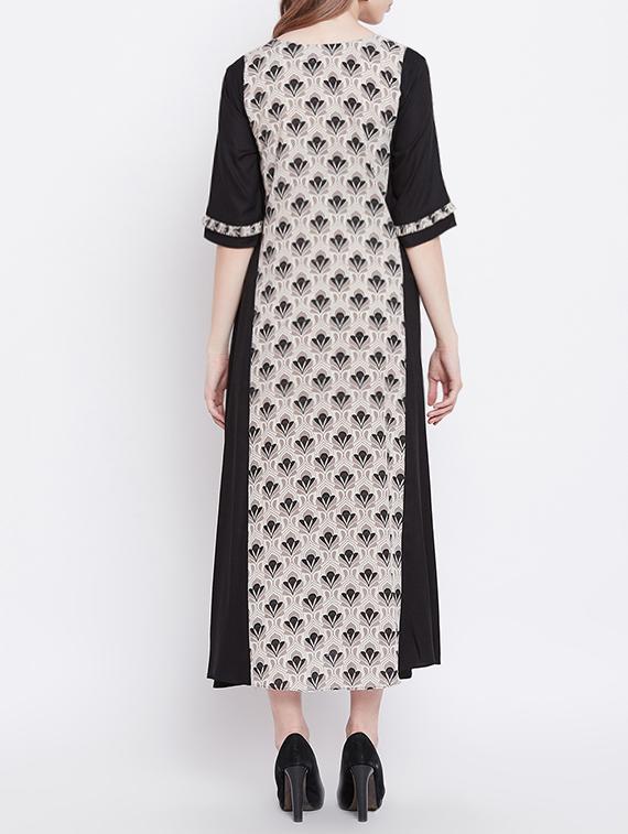 A-line printed dress - 15608840 - Zoom Image - 3