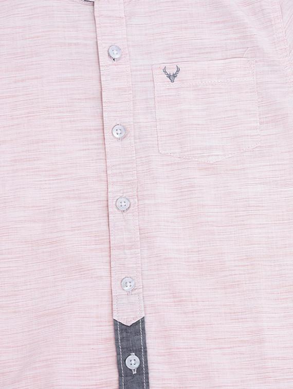 pink cotton blend shirt - 15608860 - Zoom Image - 3