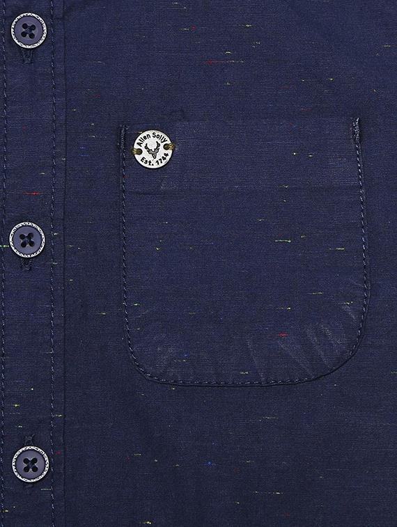 blue cotton blend shirt - 15608880 - Zoom Image - 3