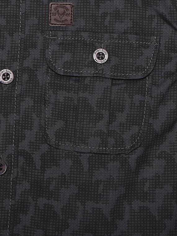 grey cotton blend shirt - 15608882 - Zoom Image - 3