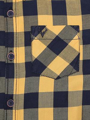yellow cotton blend shirt - 15608894 - Standard Image - 3