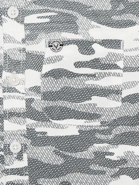 grey cotton blend shirt - 15608896 - Zoom Image - 3