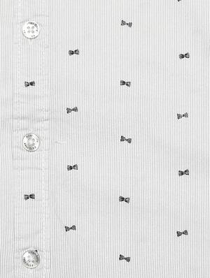 white cotton blend shirt - 15608900 - Standard Image - 3
