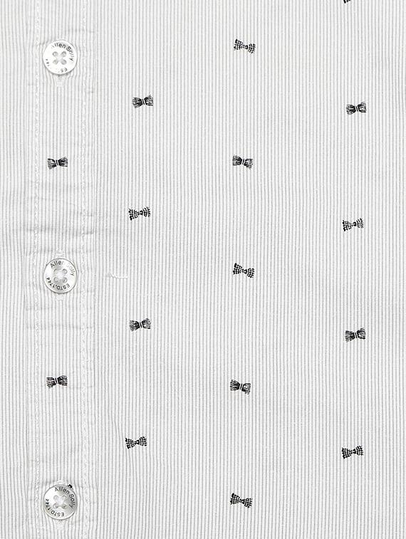 white cotton blend shirt - 15608900 - Zoom Image - 3