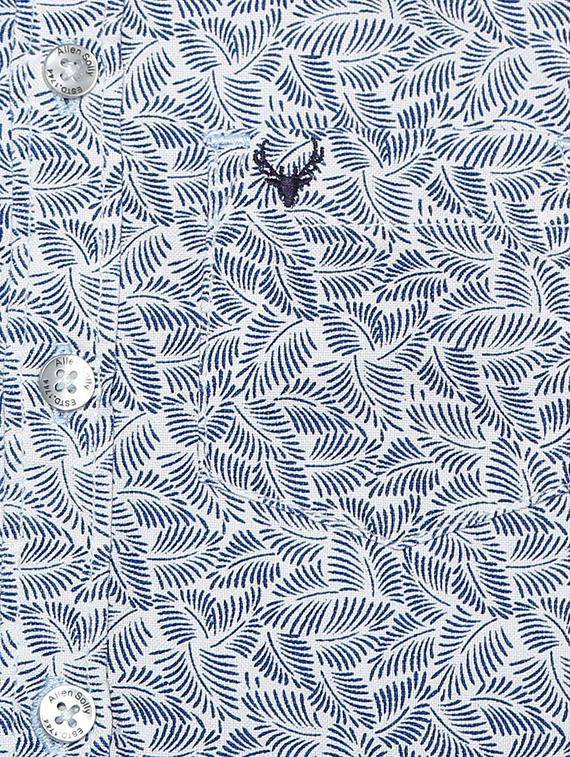 blue cotton blend shirt - 15608901 - Zoom Image - 3