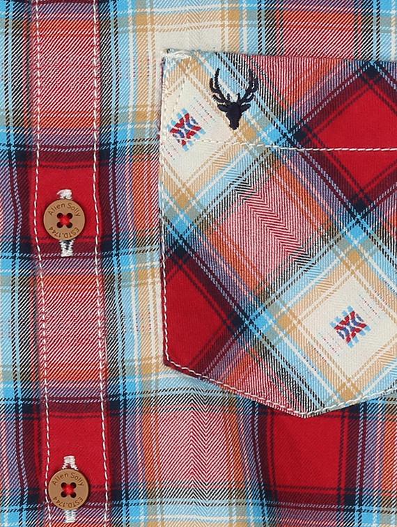 red cotton shirt - 15608950 - Zoom Image - 3