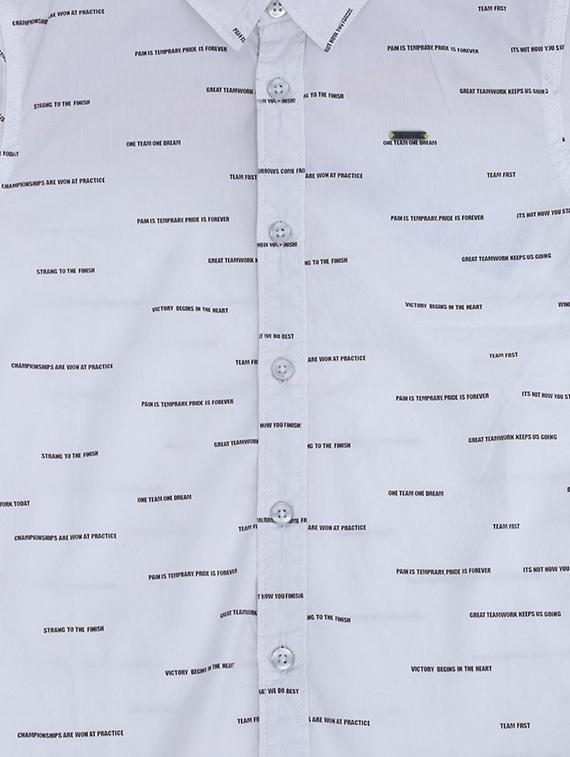 grey cotton blend shirt - 15608997 - Zoom Image - 3