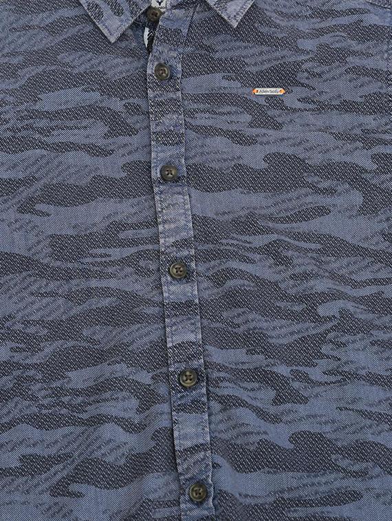 grey cotton blend shirt - 15608998 - Zoom Image - 3