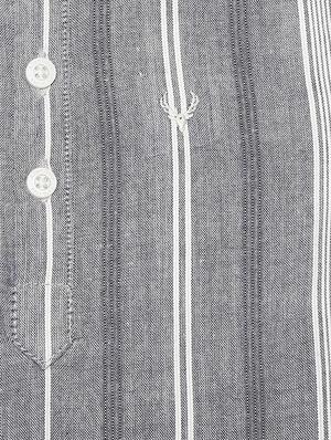 grey cotton blend kurta - 15609029 - Standard Image - 3