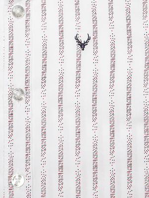white cotton blend shirt - 15609030 - Standard Image - 3