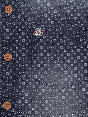 blue cotton blend shirt - 15609032 - Standard Image - 3