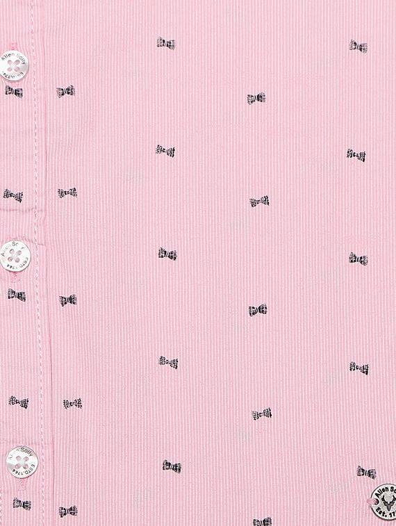 pink cotton blend shirt - 15609033 - Zoom Image - 3