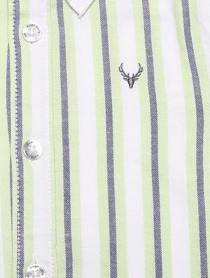 white cotton blend shirt - 15609042 - Standard Image - 3