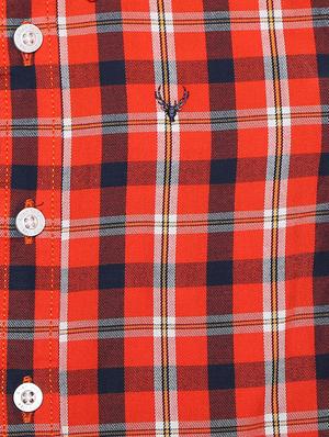 orange cotton blend shirt - 15609044 - Standard Image - 3
