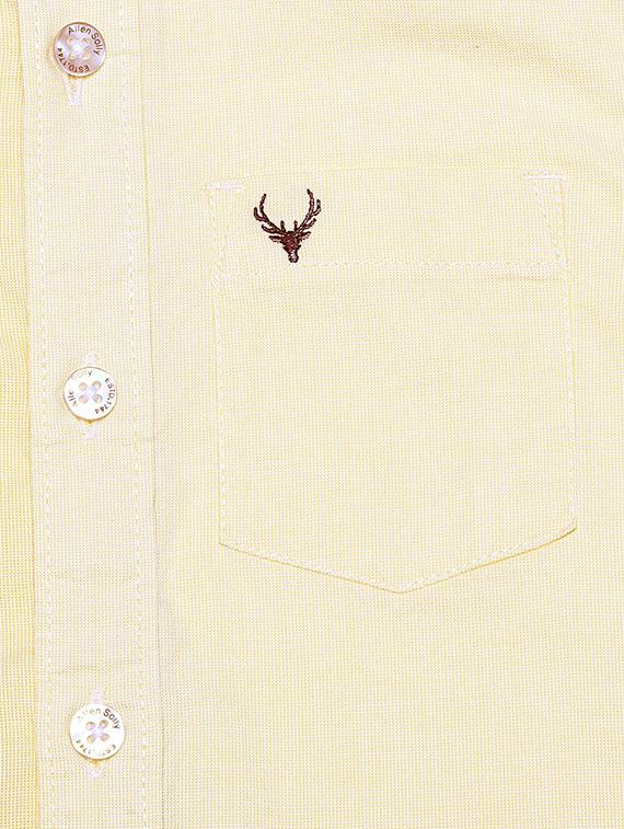 beige cotton blend shirt - 15609047 - Zoom Image - 3