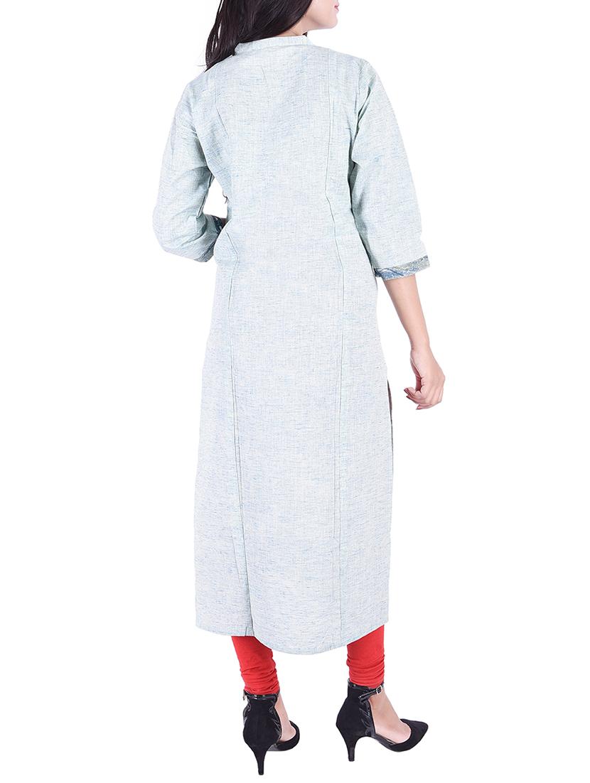 Printed straight kurta - 15609205 - Zoom Image - 3