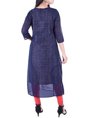 Embroidered layered kurta with tassels - 15609207 - Standard Image - 3