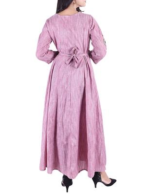 Embroidered flared kurta - 15609218 - Standard Image - 3