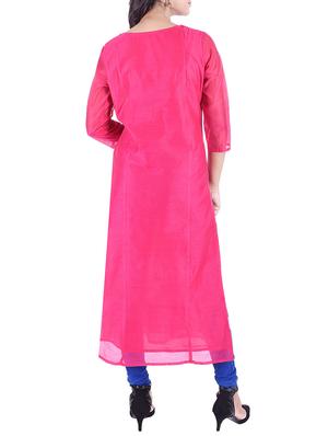 Embroidered straight kurta - 15609221 - Standard Image - 3