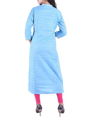 Embroidered straight kurta - 15609223 - Standard Image - 3