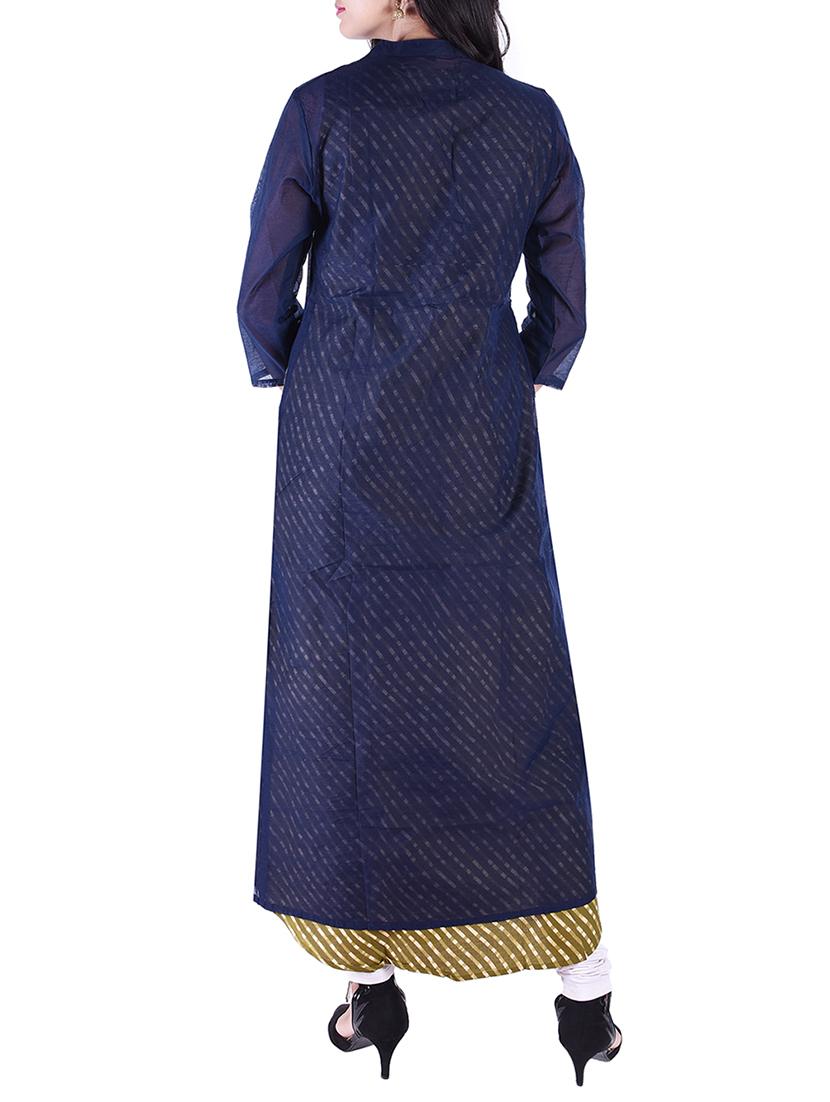Layered printed kurta - 15609240 - Zoom Image - 3