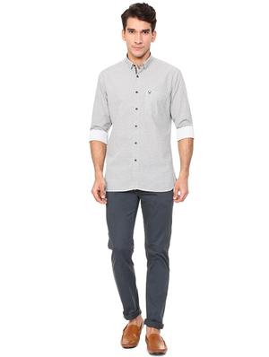 white cotton casual shirt - 15609299 - Standard Image - 3