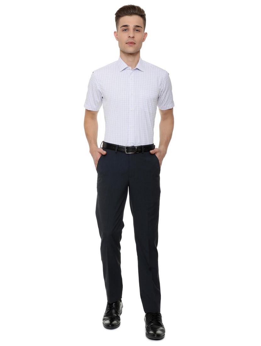 white cotton blend casual shirt - 15609339 - Zoom Image - 3