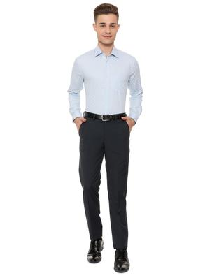 blue cotton casual shirt - 15609341 - Standard Image - 3
