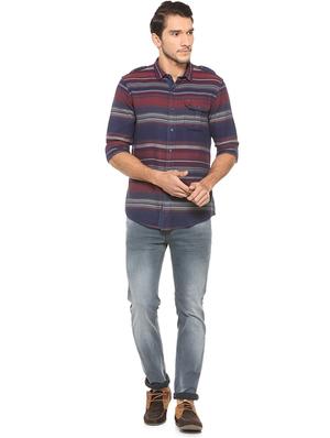 multi colored cotton casual shirt - 15609413 - Standard Image - 3