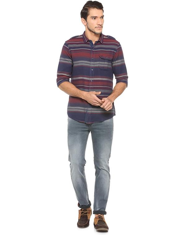 multi colored cotton casual shirt - 15609413 - Zoom Image - 3