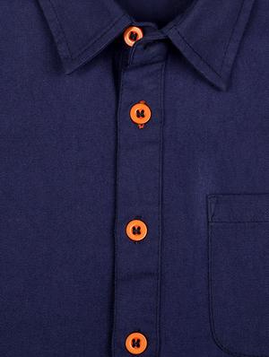 blue cotton shirt - 15609731 - Standard Image - 3