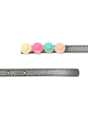 black leatherette belt - 15610515 - Standard Image - 3