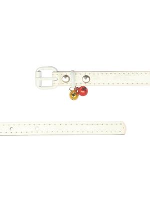 white leatherette belt - 15610518 - Standard Image - 3