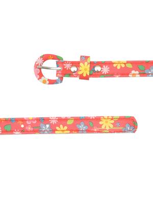 red leatherette belt - 15610521 - Standard Image - 3