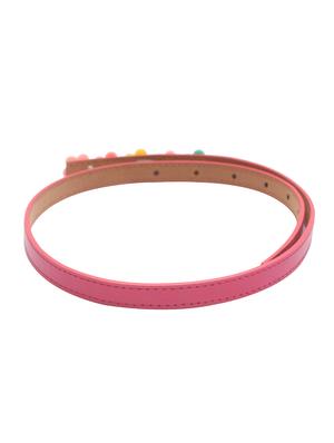 pink leatherette belt - 15610528 - Standard Image - 3