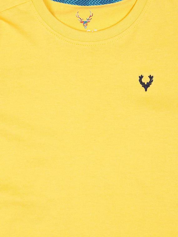 yellow cotton tshirt - 15610580 - Zoom Image - 3