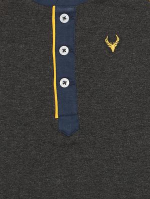 grey cotton blend tshirt - 15610585 - Standard Image - 3