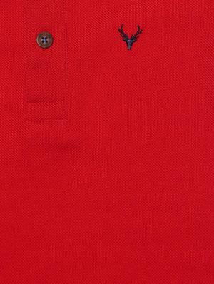 red cotton blend tshirt - 15610587 - Standard Image - 3