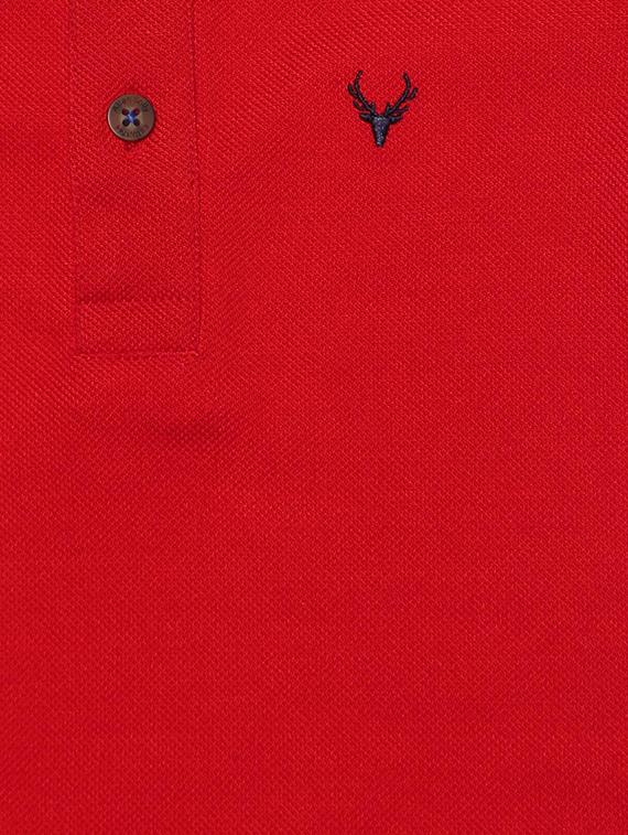 red cotton blend tshirt - 15610587 - Zoom Image - 3