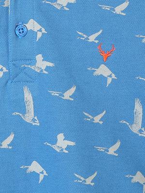 blue cotton blend tshirt - 15610636 - Standard Image - 3