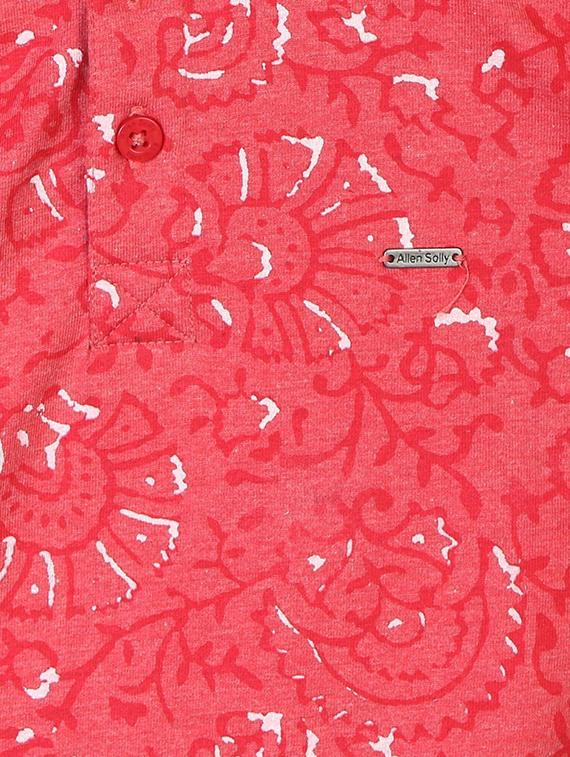 red cotton blend tshirt - 15610638 - Zoom Image - 3
