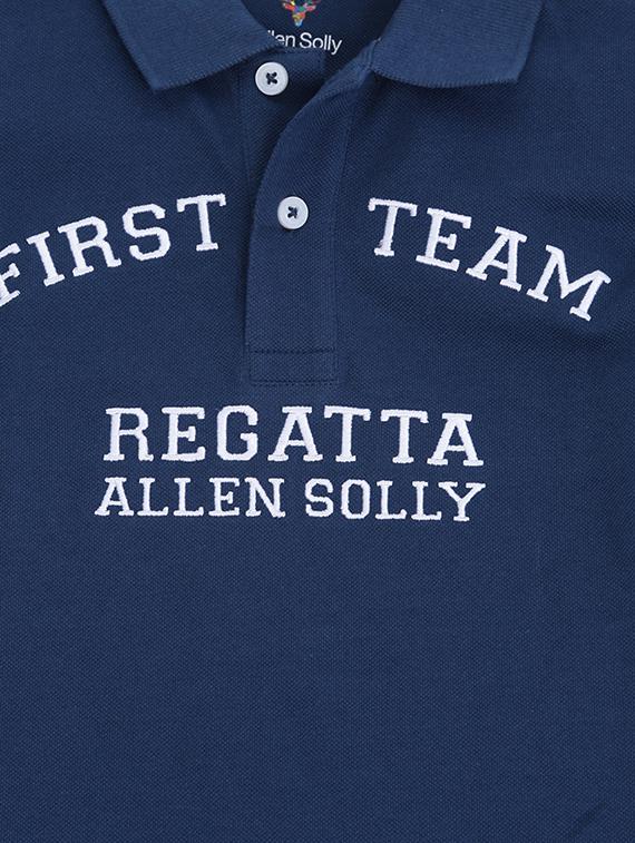 navy blue cotton blend tshirt - 15610670 - Zoom Image - 3