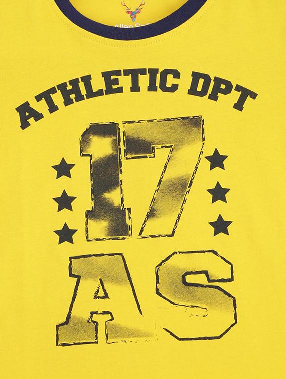 yellow cotton blend tshirt - 15610672 - Zoom Image - 3