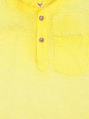 yellow cotton blend tshirt - 15610674 - Standard Image - 3
