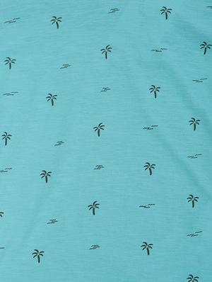blue cotton blend tshirt - 15610684 - Standard Image - 3
