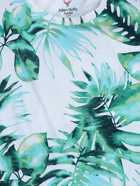 green cotton blend tshirt - 15610686 - Zoom Image - 3