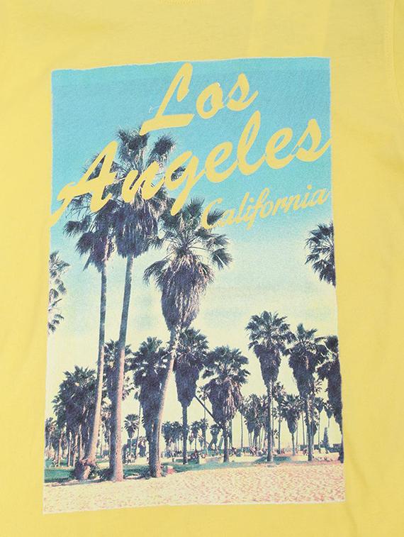 yellow cotton blend tshirt - 15610689 - Zoom Image - 3